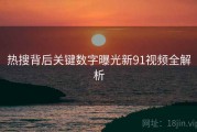 热搜背后关键数字曝光新91视频全解析