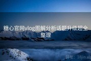 糖心官网vlog图解分析话题升级超全整理