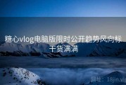 糖心vlog电脑版限时公开趋势风向标干货满满